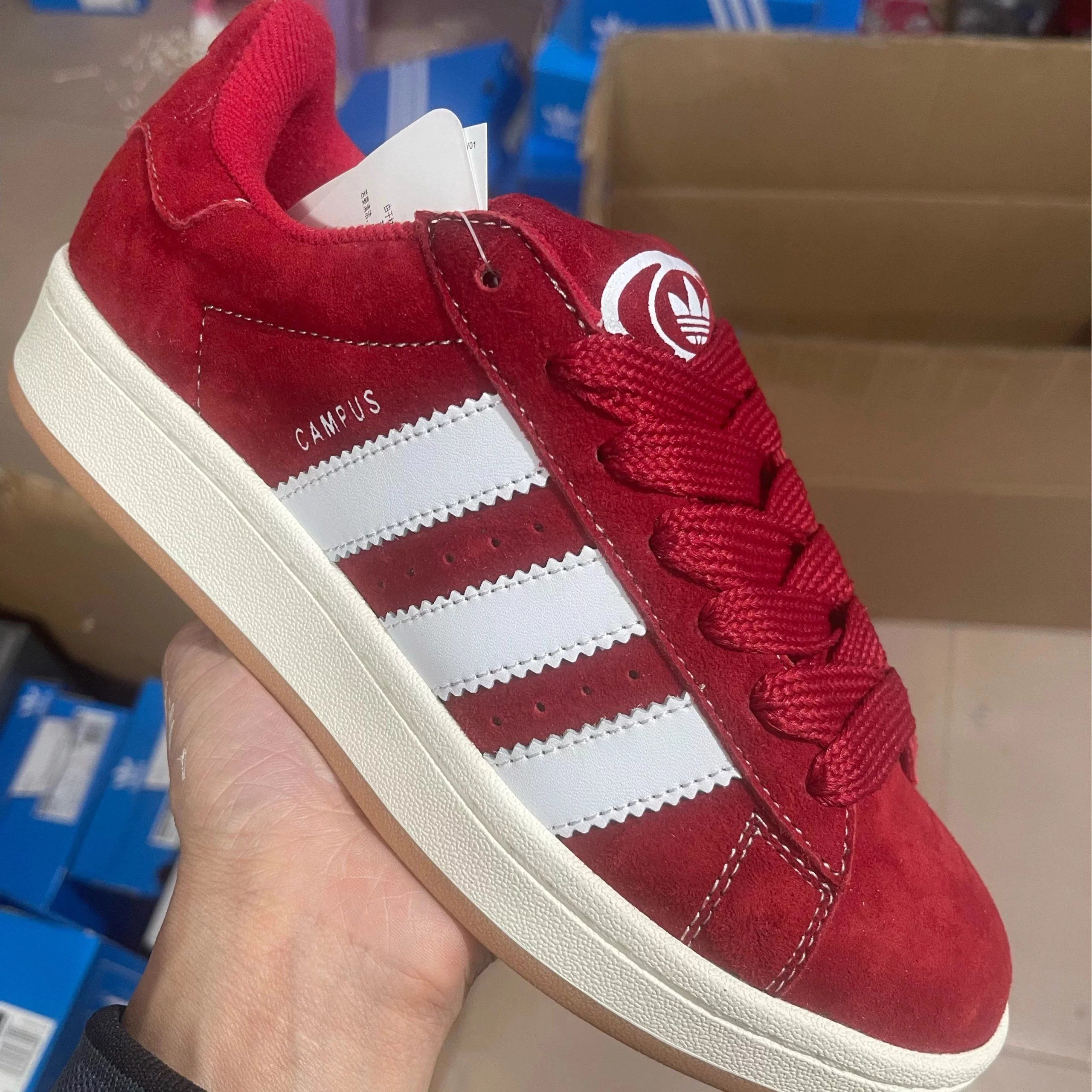 Adidas Campus Red Shoes
