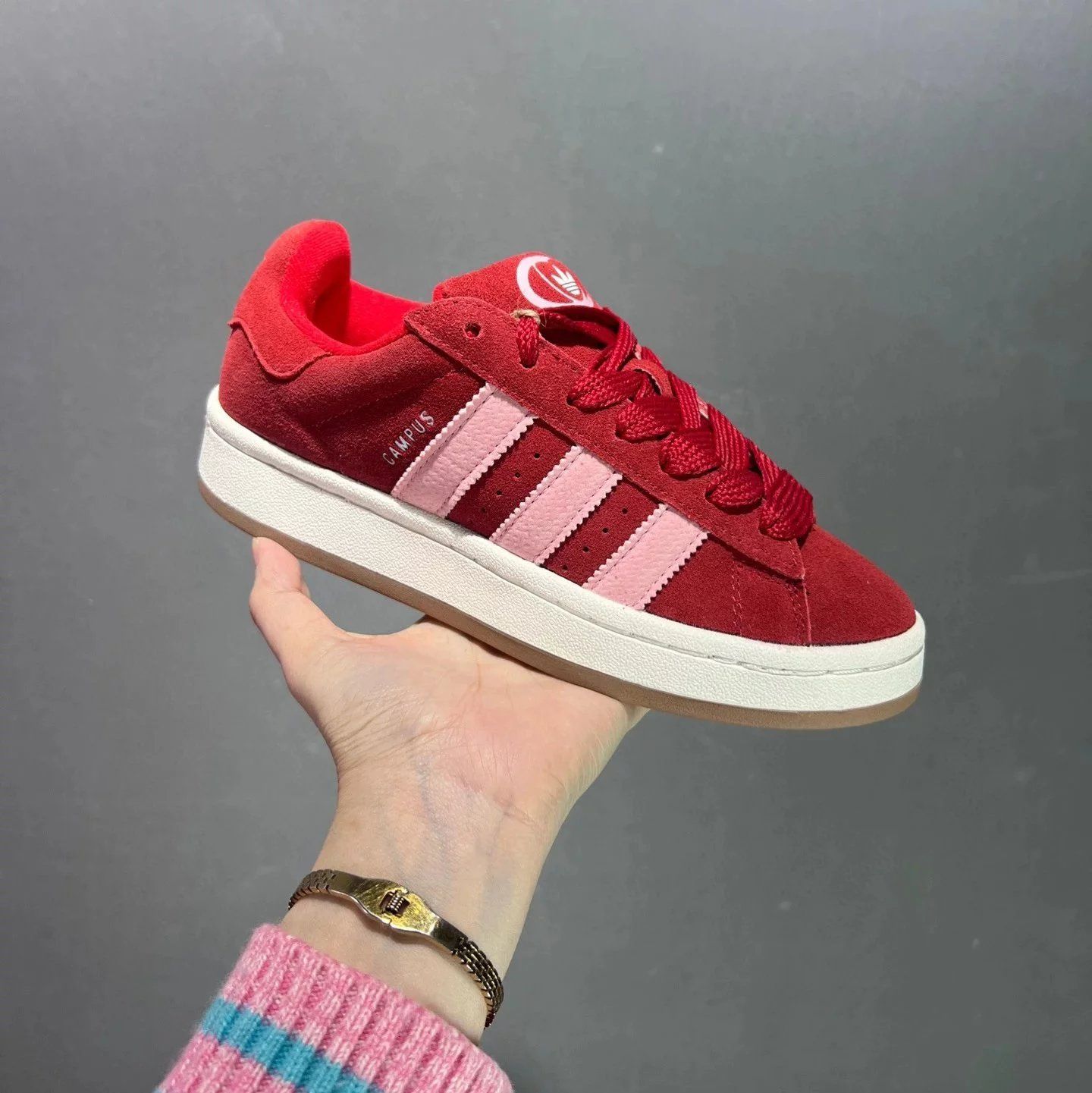 Adidas Campus Red Shoes