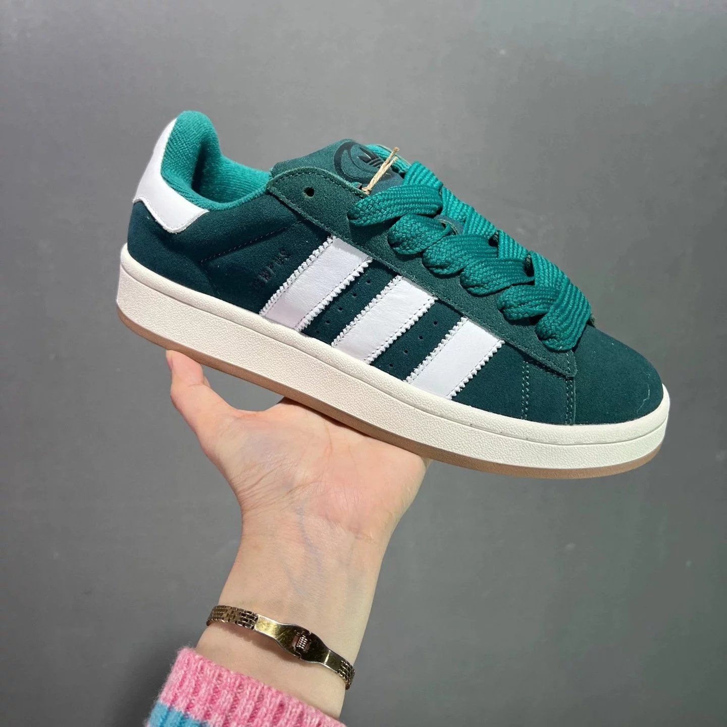 Adidas Campus Sneakers Deep Green Shoes