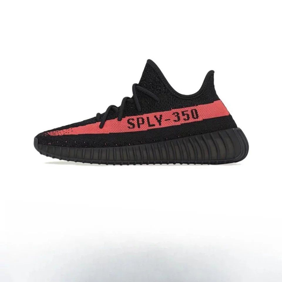 Adidas Yeezy Boost 350 Black Red Shoes