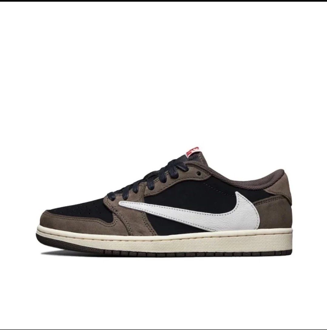 Air Jordan 1 Low Brown Black White Shoes