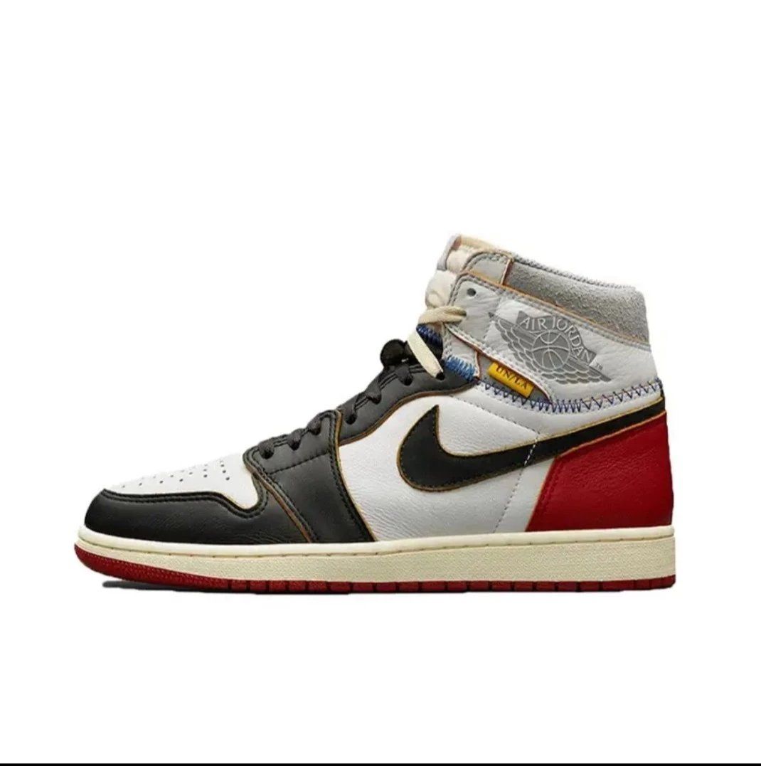 Air Jordan AJ1 High OG White Black Red Shoes