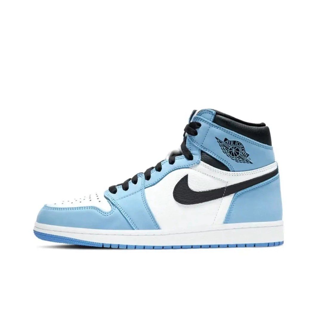 Air Jordan AJ1 Mid Light Blue Shoes