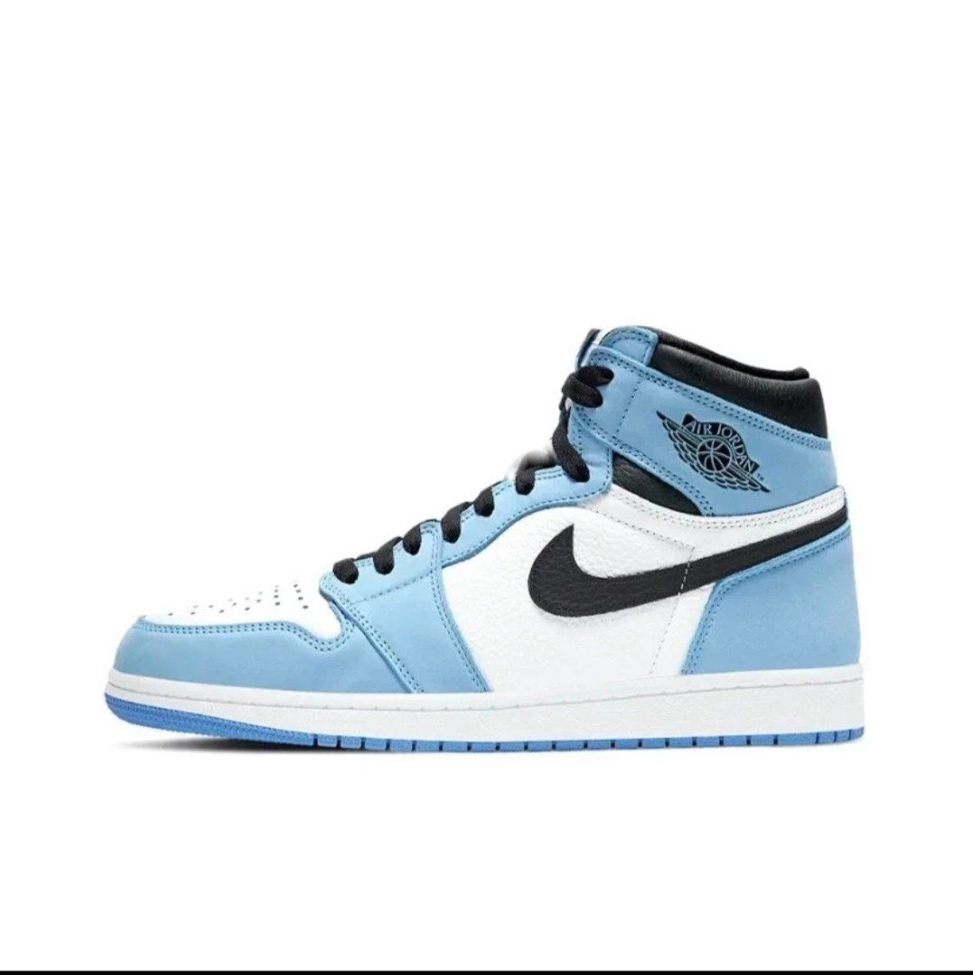 Air Jordan AJ1 Mid Light Blue Shoes
