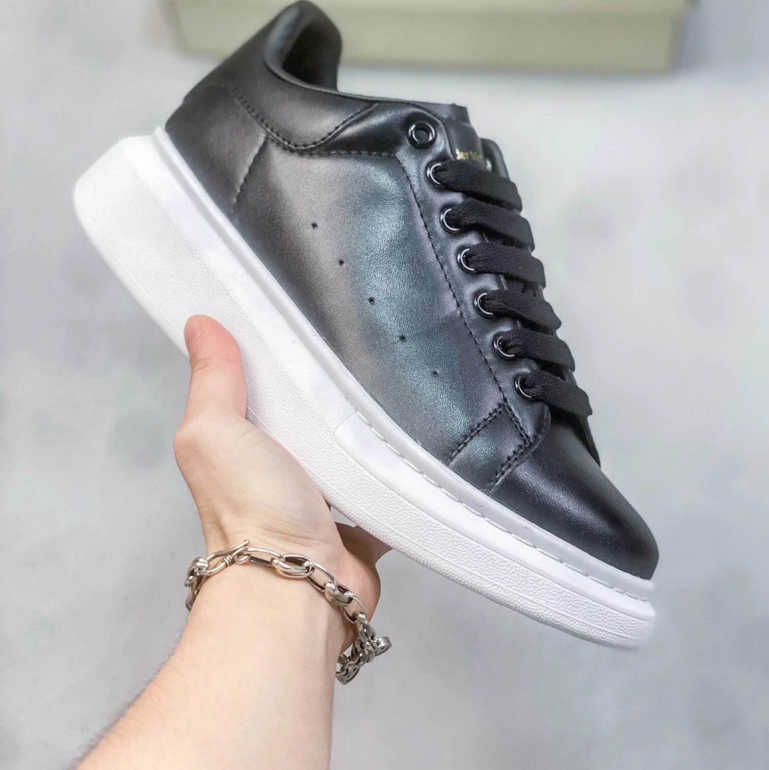 Alexander McQueen Smith Black Shoes