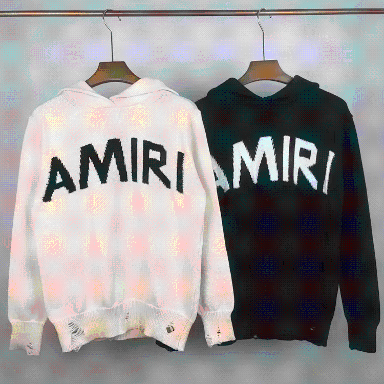 AMIRI Hole Breaking Loose Style Hooded Sweater