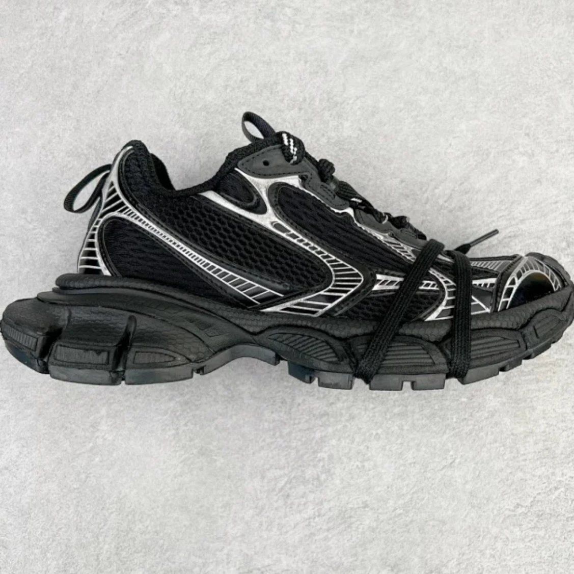 BALENCIAGA 3XL Teenager.Mesh Sneaker Black Shoes