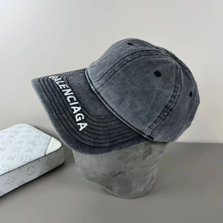 Balenciaga Dark Gray Baseball Cap