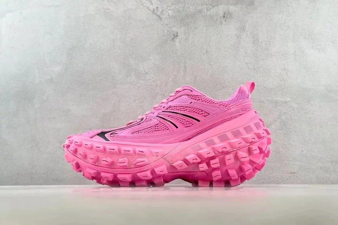 BALENCIAGA Defender Retro Daddy Shoes Tire Shoes Pink