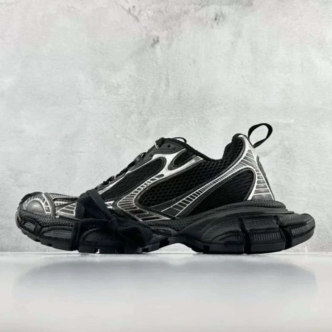Balenciaga Mesh Sneaker Black Shoes