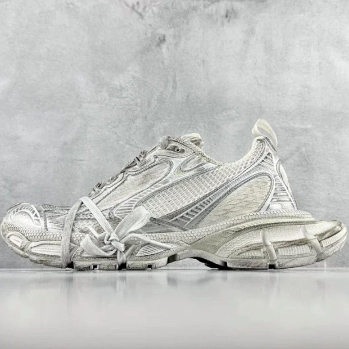 Balenciaga Mesh Sneaker White Shoes