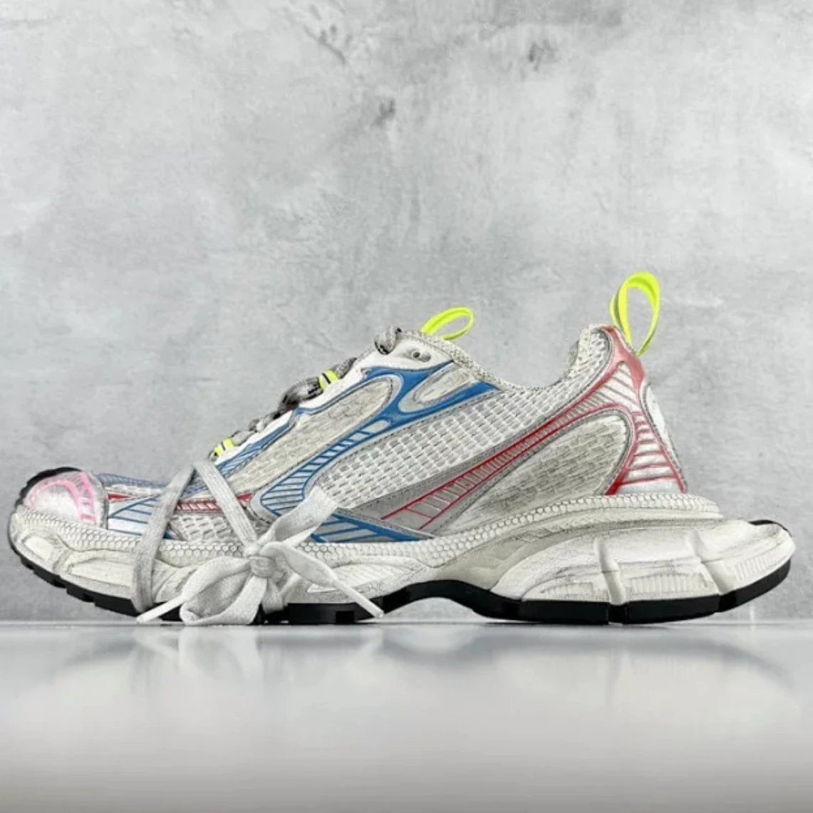Balenciaga Mesh Sneaker White Shoes