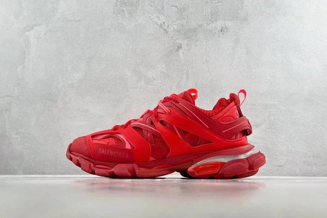 Balenciaga Track Sneaker Red Shoes