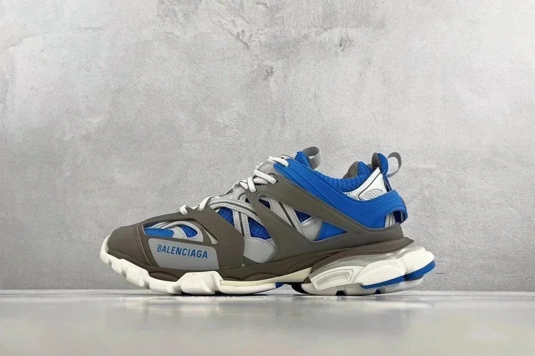 Balenciaga Triple S Sneaker Gray Blue Shoes