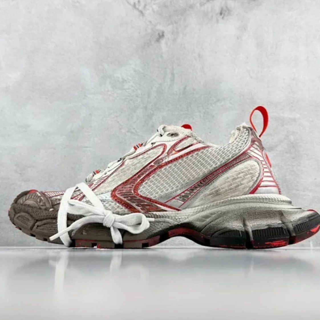 Balenciaga White Red Shoes