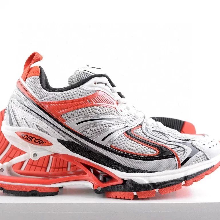 Balenciaga Xpander Running Shoe White Red Shoes