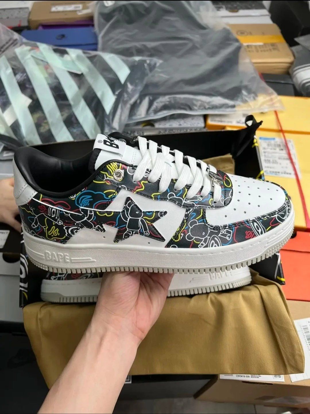 BAPE A Bathing Ape Sneaker White Shoes