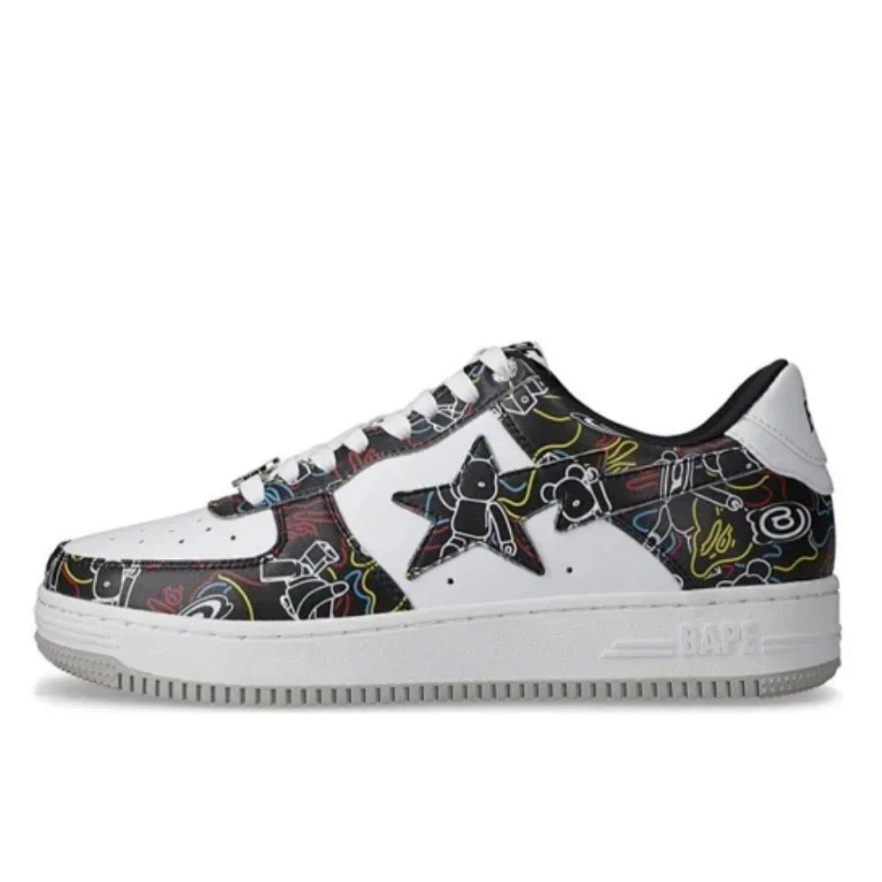 BAPE Graffiti Star Sneaker Black Shoes
