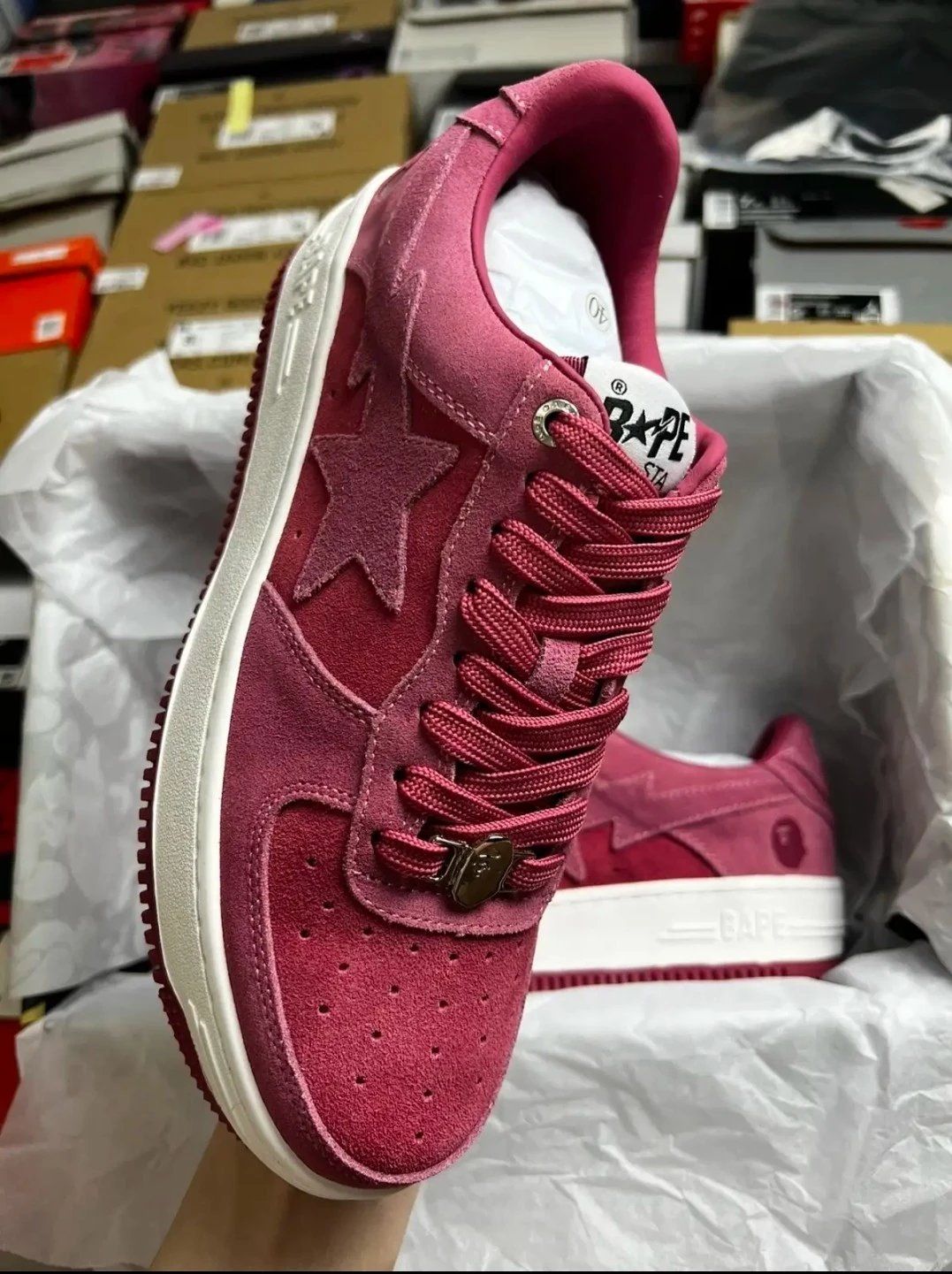 BAPE STA Sneaker Pink Shoes