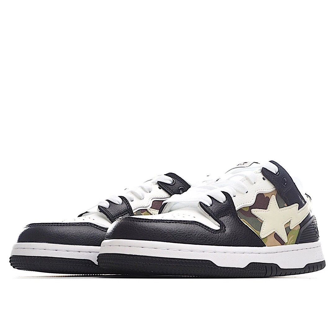Bape Star Logo Black and White