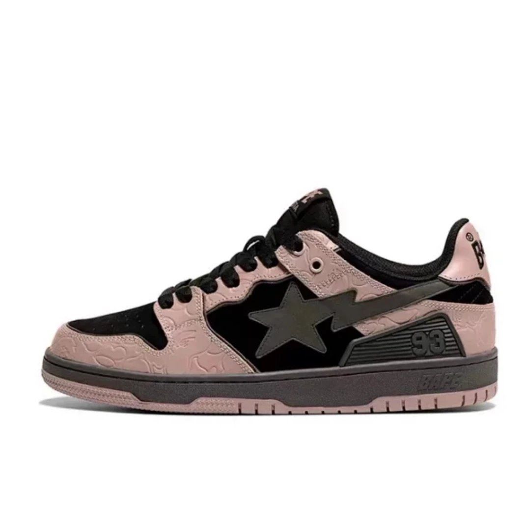 Bape Star Logo Black Pink
