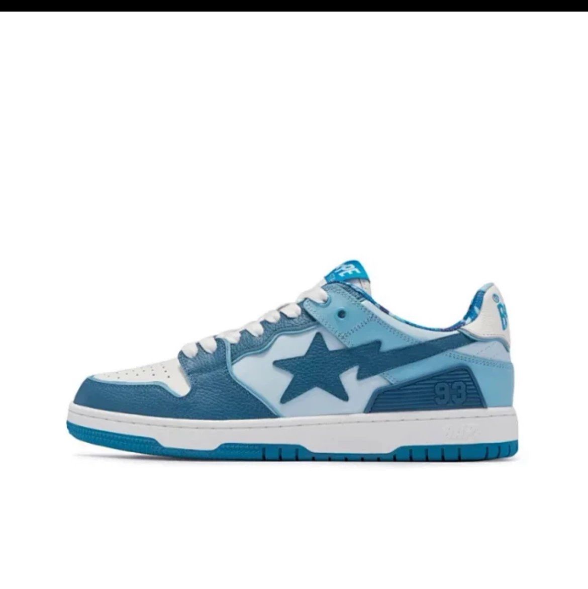 Bape Star Logo Blue White