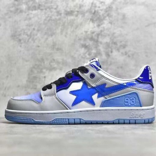 Bape Star Logo Gradient Blue