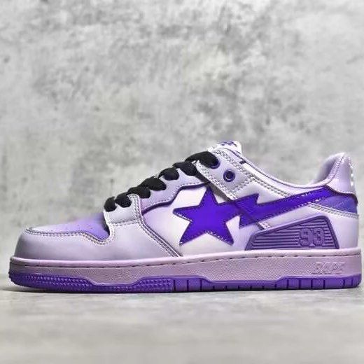 Bape Star Logo Gradient Purple