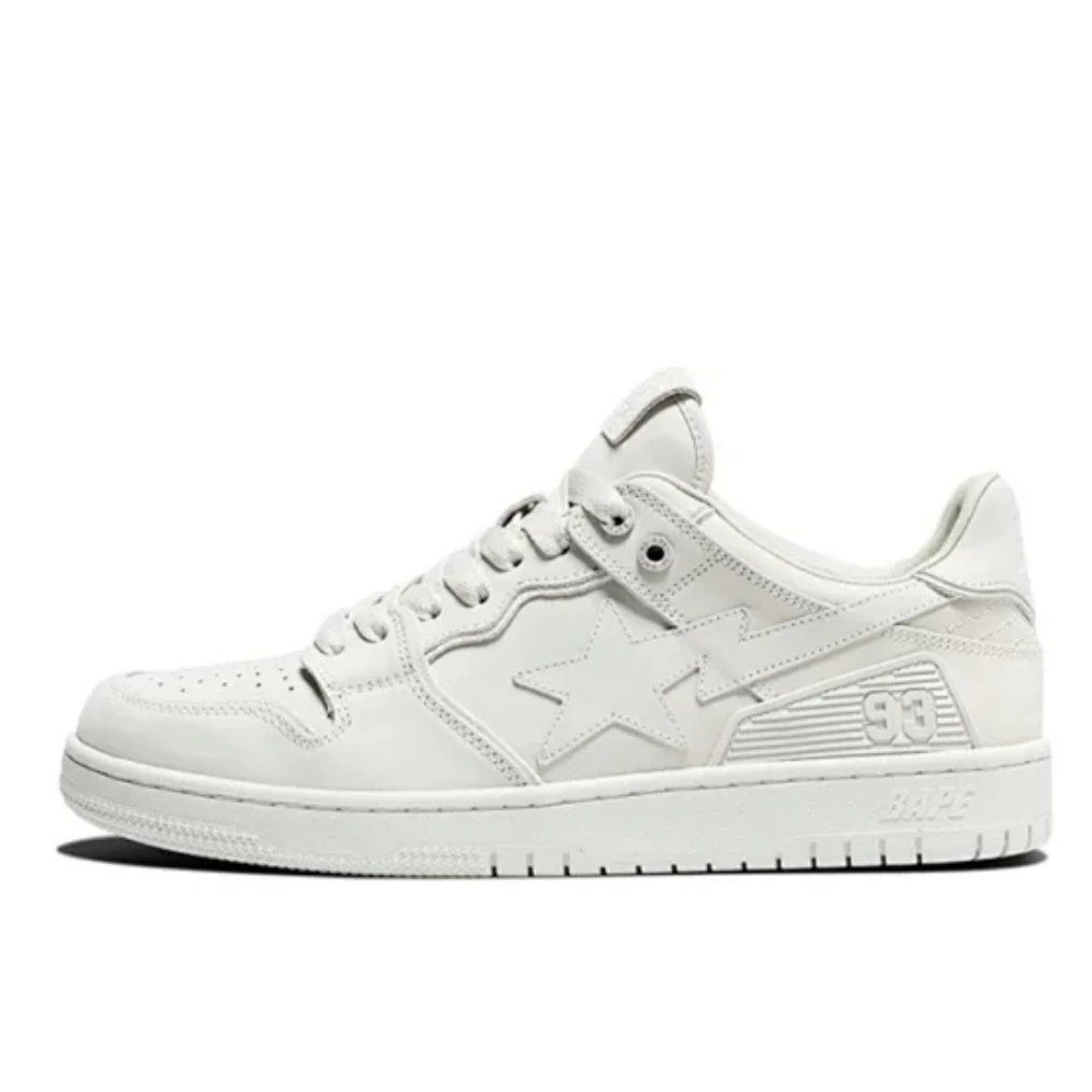 Bape star logo white