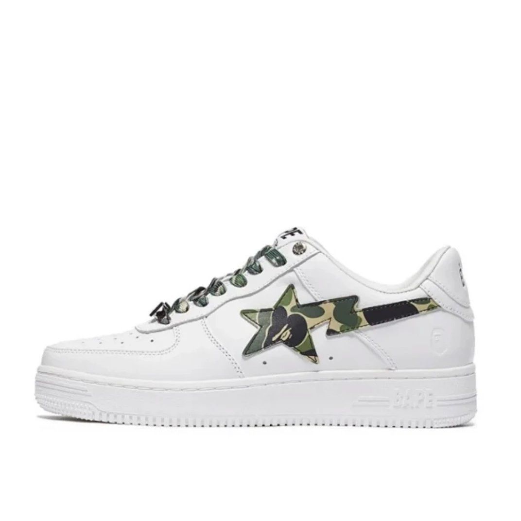 BAPE Star Camo Sneaker White Shoes