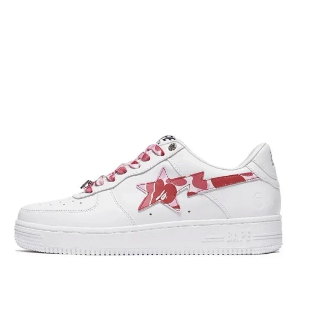 BAPE Star Camo Sneaker White Shoes