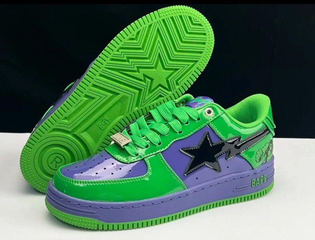 BAPE Star Flash Sneaker Green Shoes