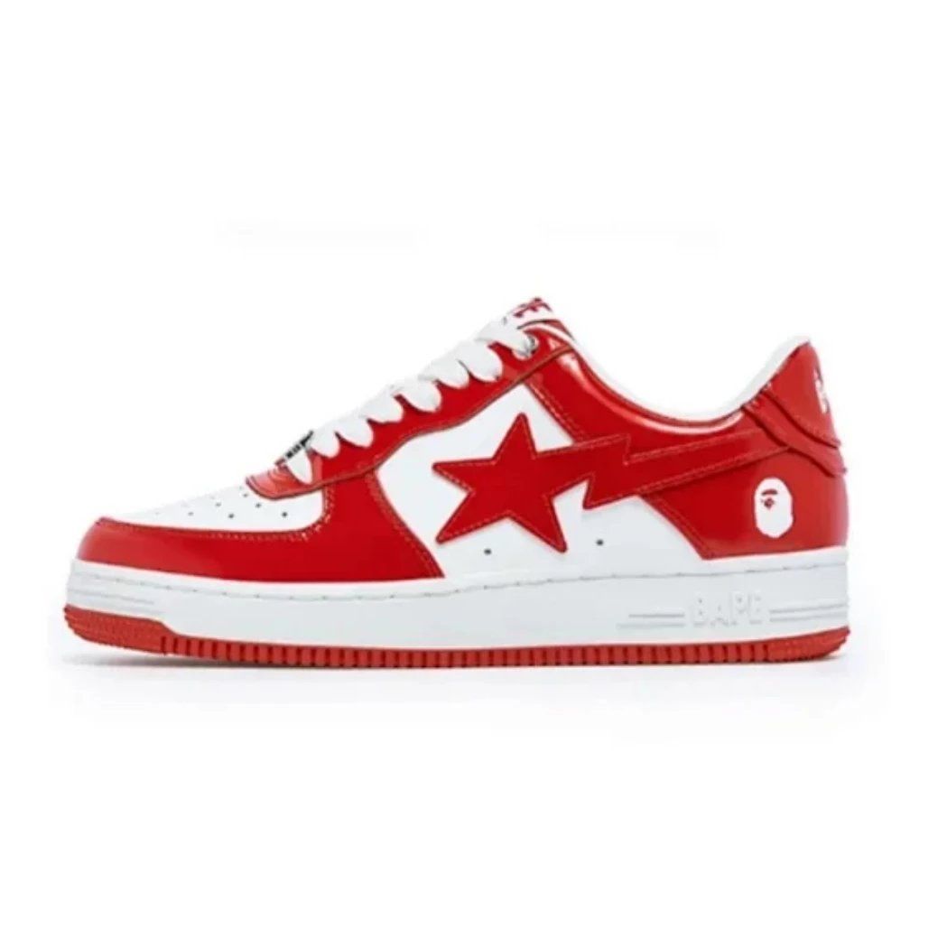 BAPE Star Logo Sneaker Red Shoes