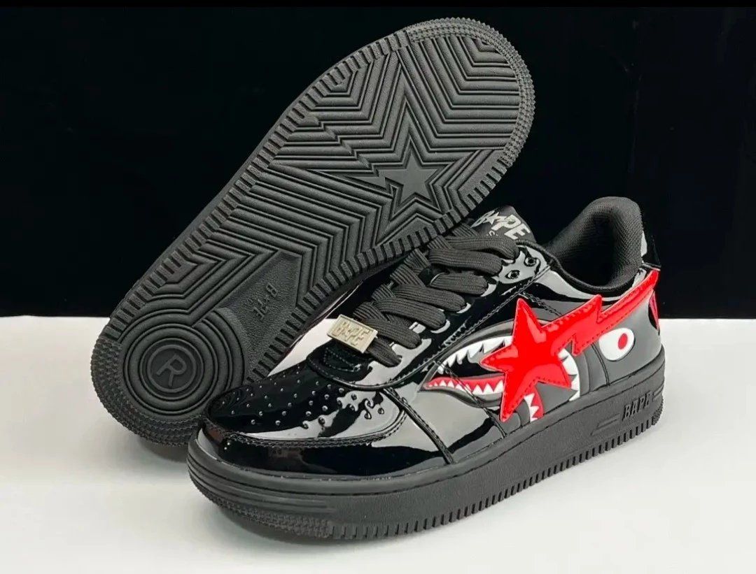 BAPE Star Shark Sneaker Black Shoes