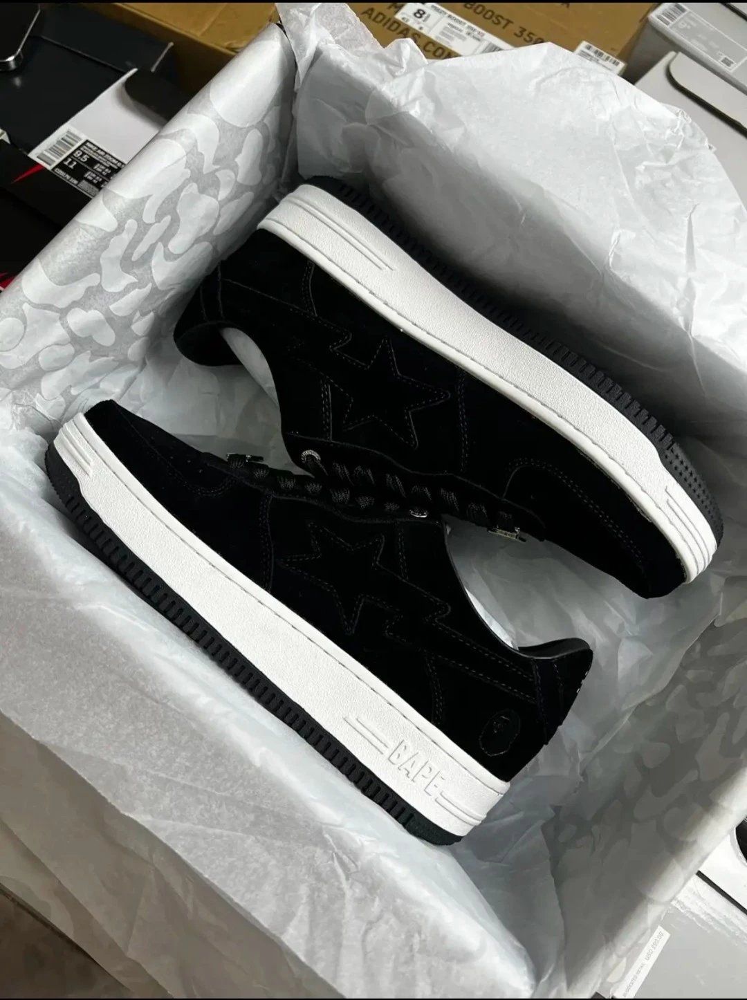 BAPE Star Sneakers Black Shoes