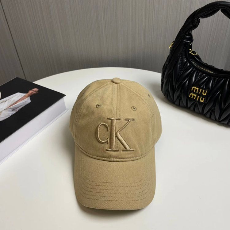 Beige CK Baseball Cap