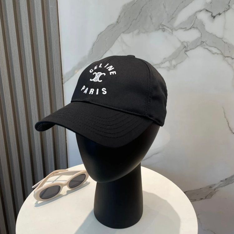 Celine Baseball Cap Black