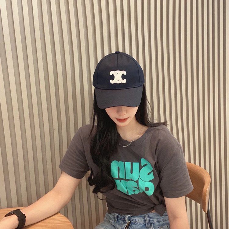 Celine Baseball Cap Black