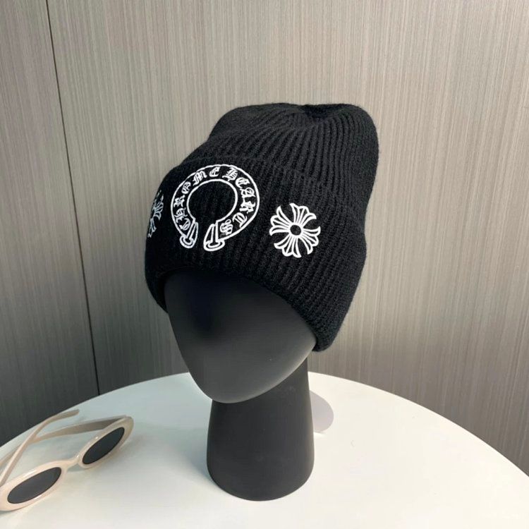 Chrome Hearts Knit Beanies Black