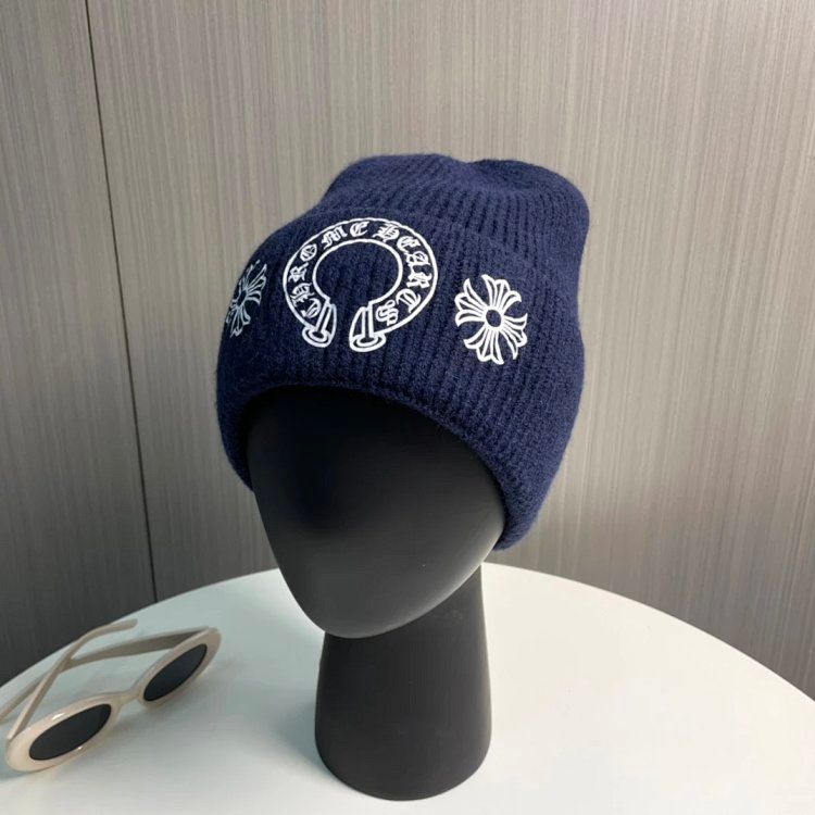 Chrome Hearts Woolen Cap Navy