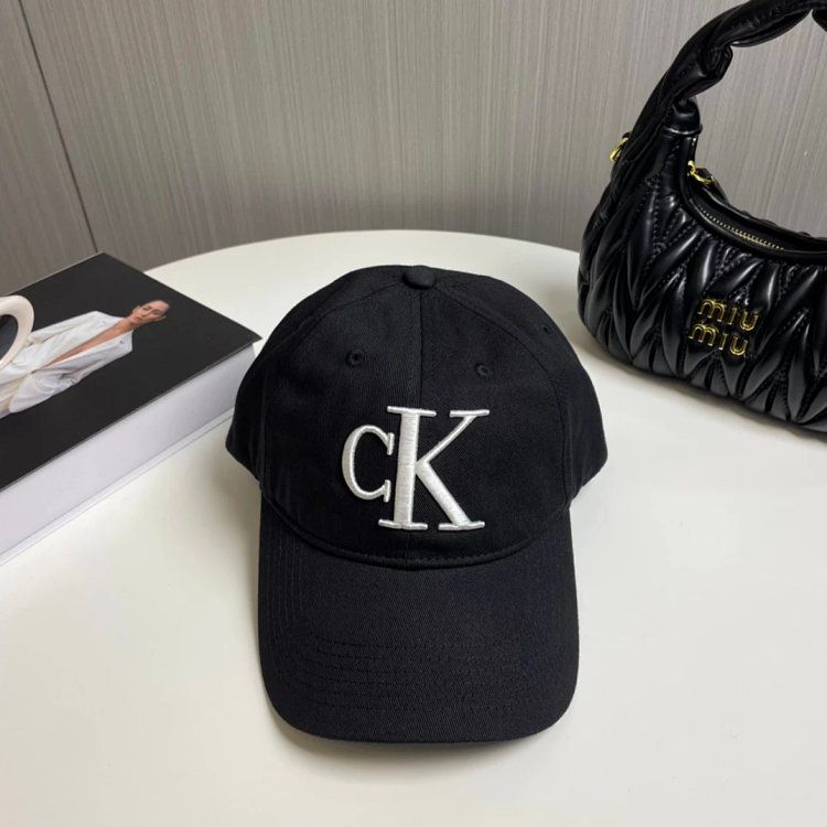 CK Baseball Cap Black Beige