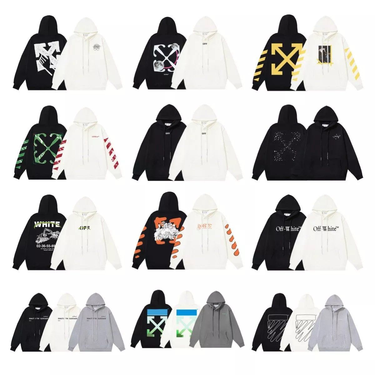 Classic Arrow Print OFF High Street Sweatshirt