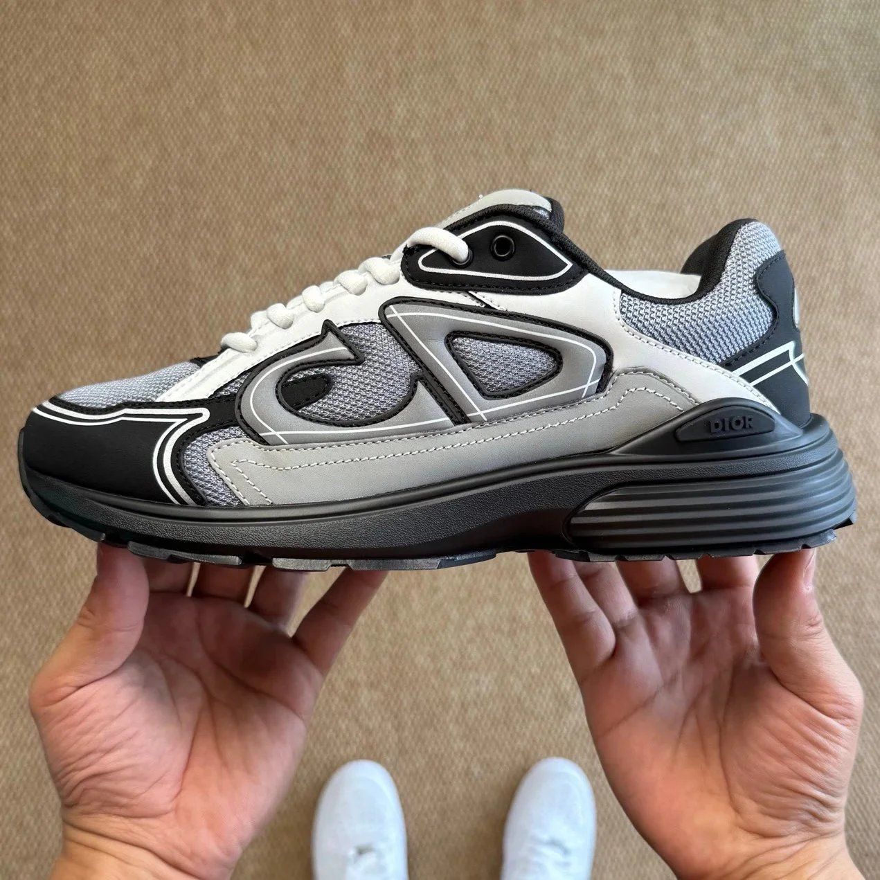 Dior B30 Sneaker Black White Grey Shoes