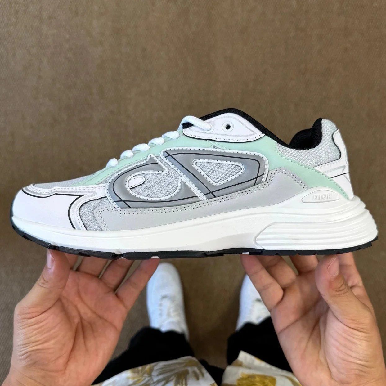 Dior B30 Sneaker White Green Shoes