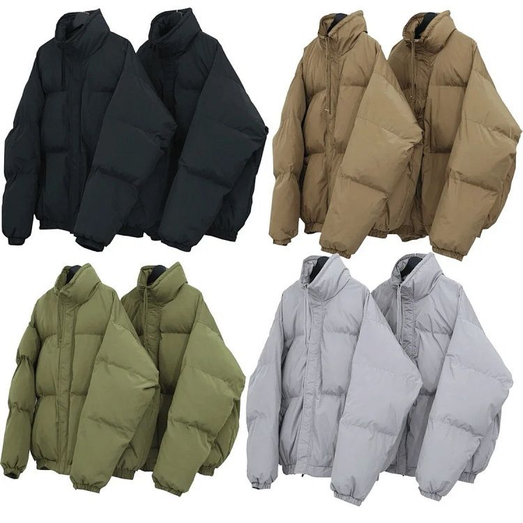 FEAROFGODESSENTIALS replica line main line of Europe and the United States high street collar FOG laser thickened cotton jacket