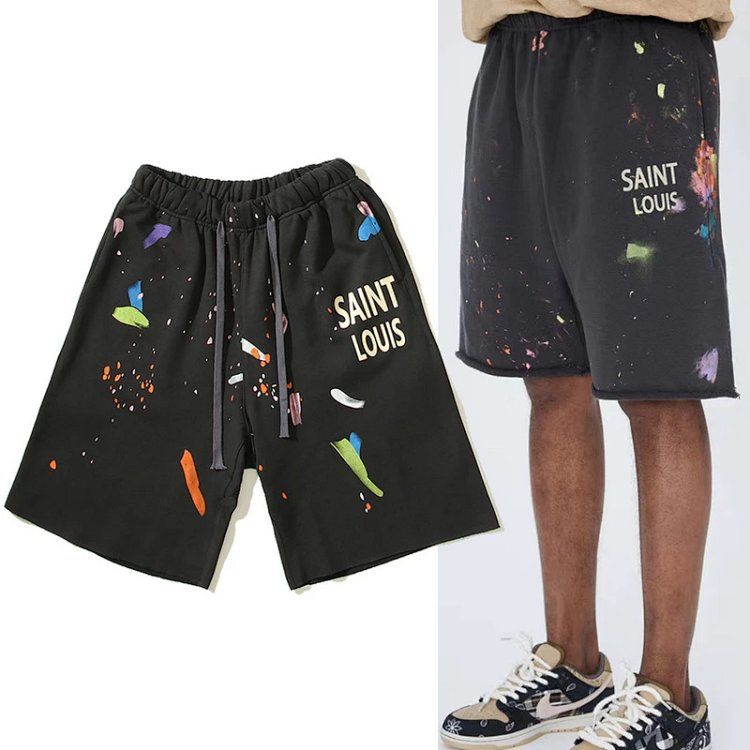 Gallery Dept&Saintvtg Ink Splatter Graffiti Shorts