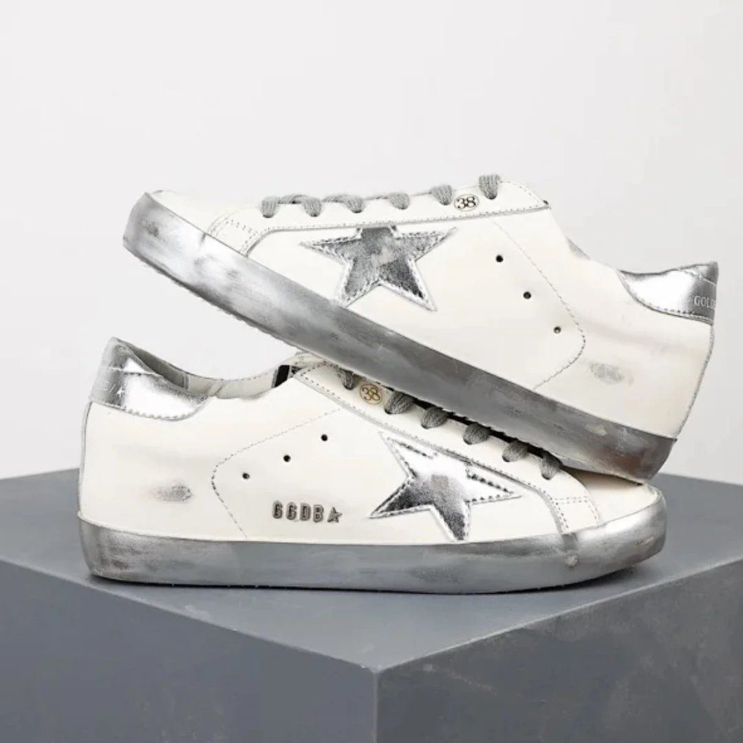 Golden Goose Superstar Sneakers White Shoes