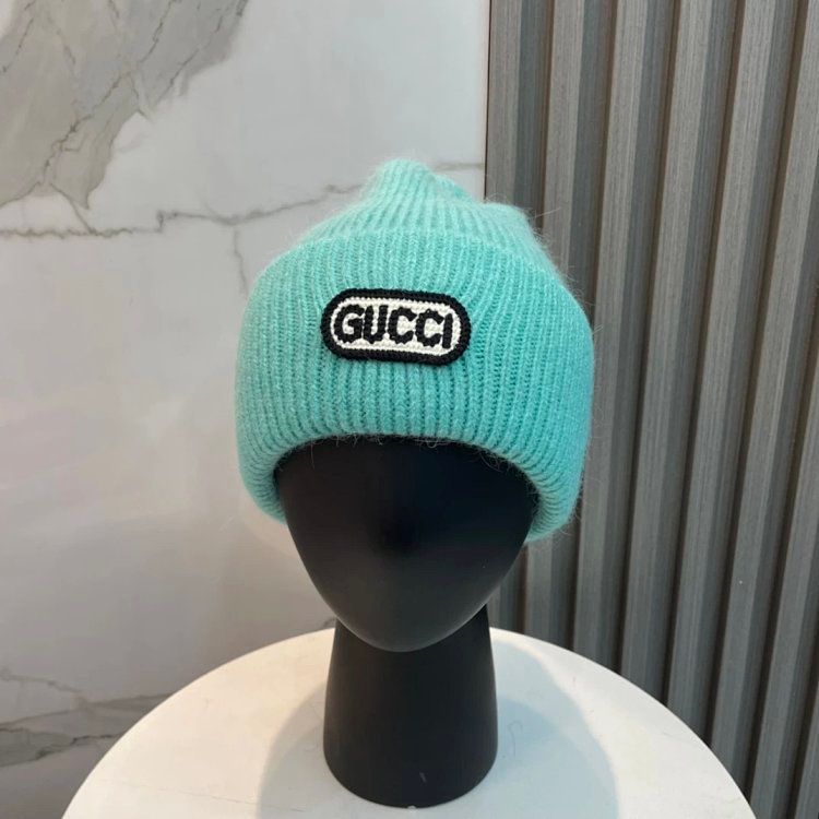 Gucci Knit Cap Light Turquoise