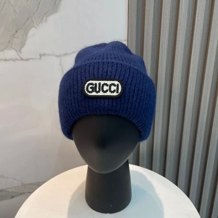 GUCCI Knit Cap Navy