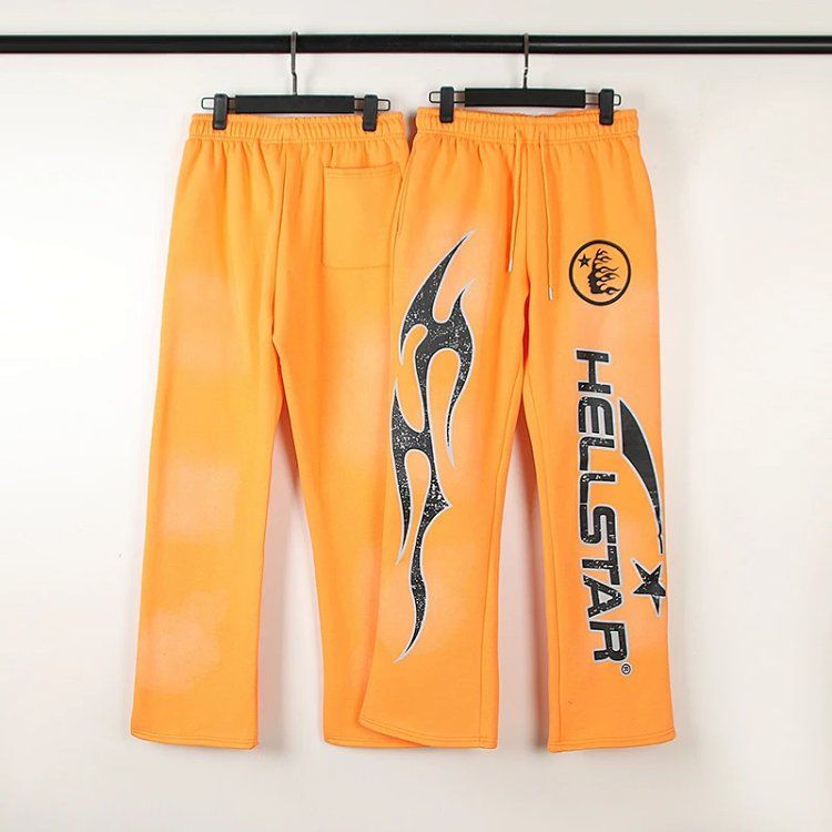 Hellstar side goddess letters printed logo sports pants